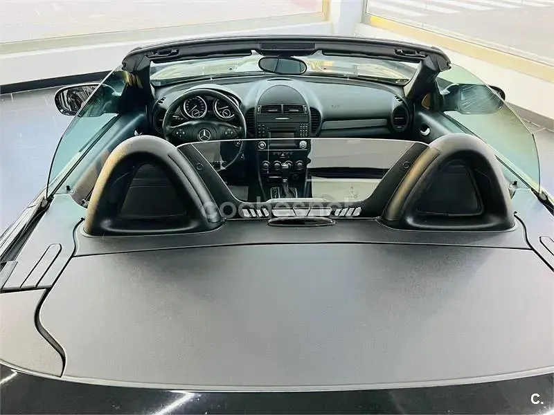 Usado Mercedes SLK200 163 CV (119 kW) 2008 Negro Descapotable