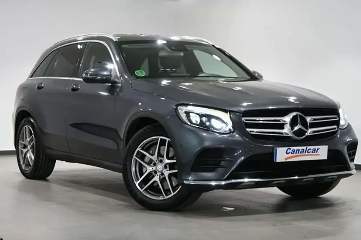 Usado Mercedes GLC220 170 CV (125 kW) 2015 Gris SUV