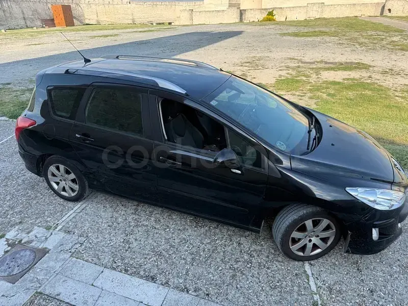 Usado Peugeot 308 SW Premium 110 CV (80 kW) 2009 Negro Familiar