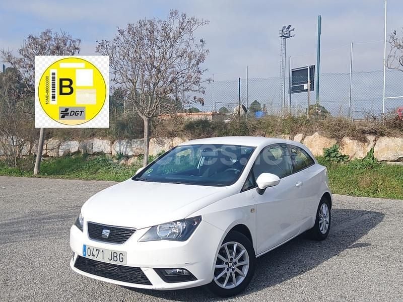 Usado Seat Ibiza SC Reference 75 CV (55 kW) 2014 Blanco Utilitario