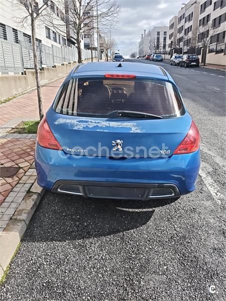 Usado Peugeot 308 Premium 120 CV (88 kW) 2008 Azul Berlina
