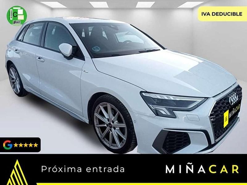 Usado Audi A3 Sportback S-Line 150 CV (110 kW) 2023 Blanco Utilitario