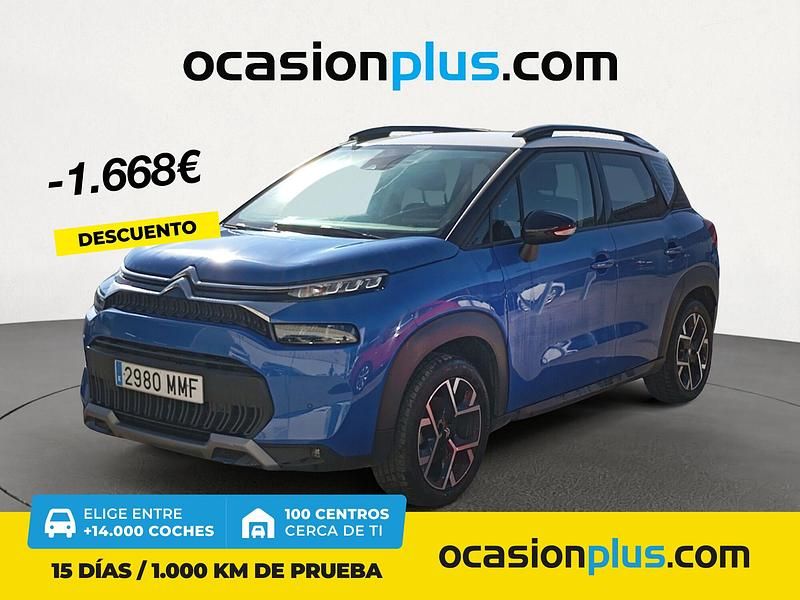 Azul Usado 2023 Citroën C3 Aircross PureTech SUV | 17.290 € (Precio justo) - Imagen 1/4