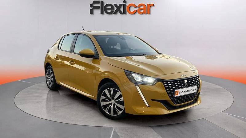 Usado Peugeot 208 Active 102 CV (75 kW) 2020 Amarillo Utilitario