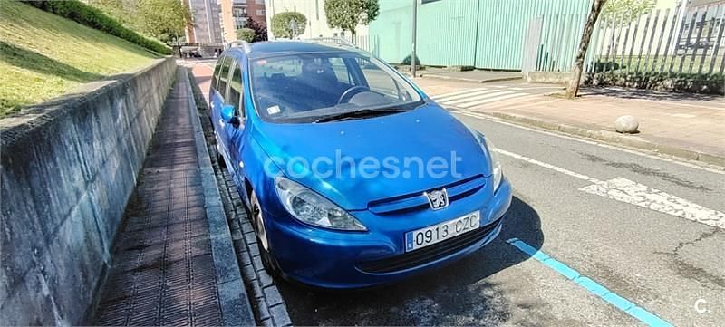 Usado Peugeot 307 110 CV (80 kW) 2004 Azul Familiar