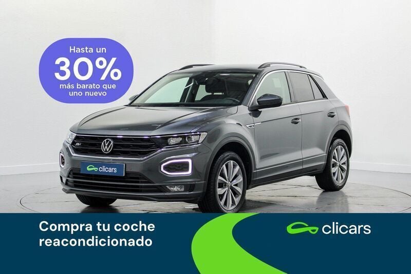 Gris / plata Usado 2022 VW T-Roc Advance SUV | 23.990 € (Precio justo) - Imagen 1/4
