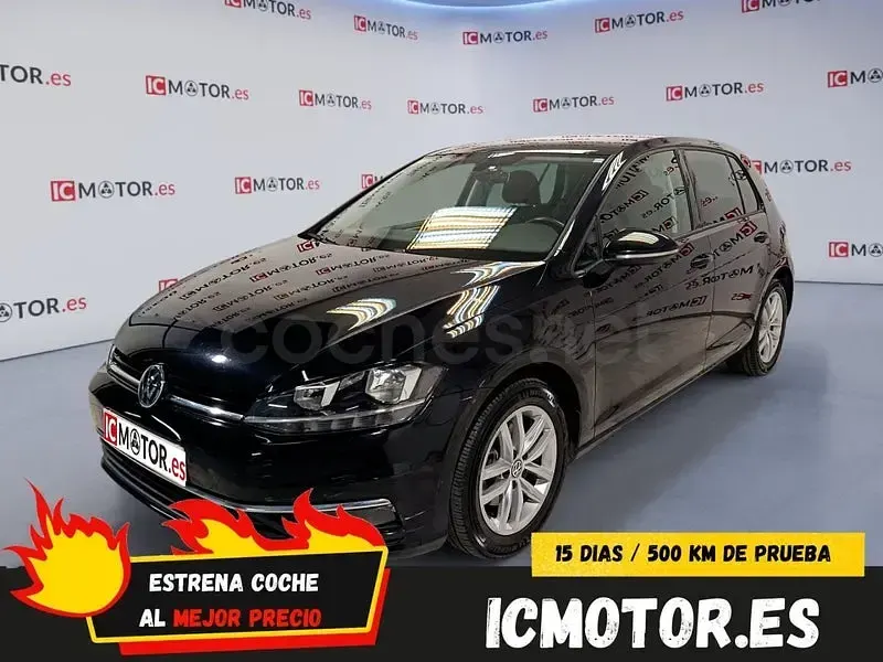 Usado VW Golf VII Advance 150 CV (110 kW) 2020 Negro Berlina