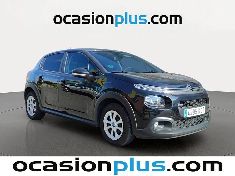 Usado Citroën C3 Feel 68 CV (50 kW) 2017 Negro Utilitario