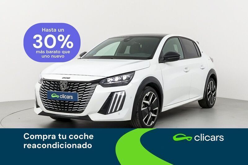 Blanco Usado 2024 Peugeot 208 GT Utilitario | 20.990 € (Precio justo) - Imagen 1/4