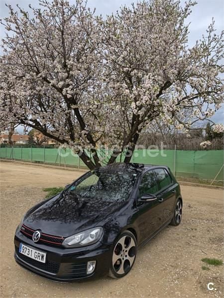 Usado VW Golf VI GTI 210 CV (154 kW) 2010 Negro Utilitario