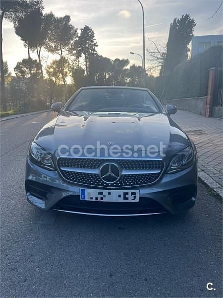 Usado Mercedes E220 170 CV (125 kW) 2018 Gris / plata Descapotable