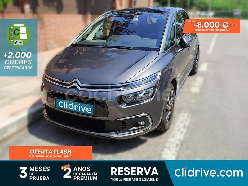 Gris Usado 2019 Citroën C4 SpaceTourer Live Monovolumen | 11.590 € (Precio justo) - Imagen 1/3