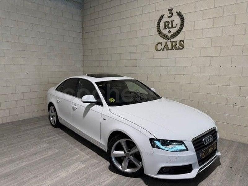 Usado Audi A4 S-Line 143 CV (105 kW) 2009 Blanco Berlina
