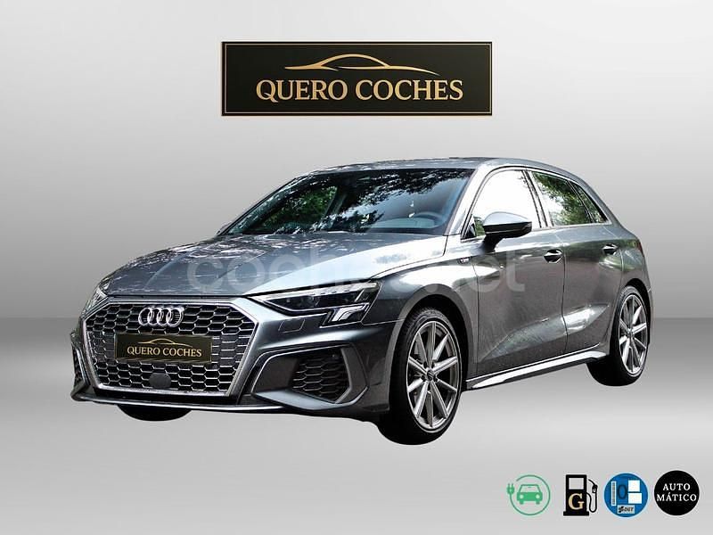 Gris / plata Usado 2021 Audi A3 Sportback e-tron Advanced Plus Utilitario | 26.990 € (Un poco caro) - Imagen 1/4