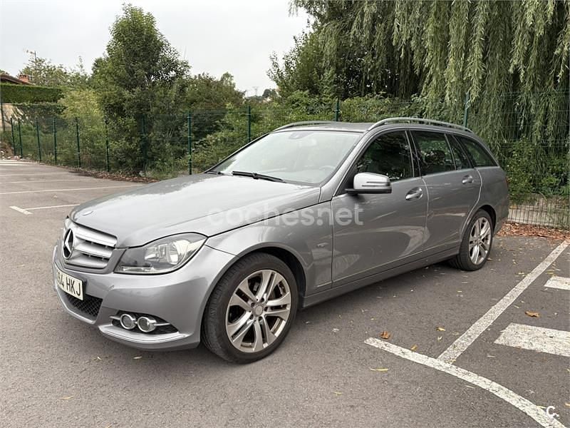 Gris / plata Usado 2012 Mercedes C200 Avantgarde Familiar | 9490 € (Precio justo) - Imagen 1/4