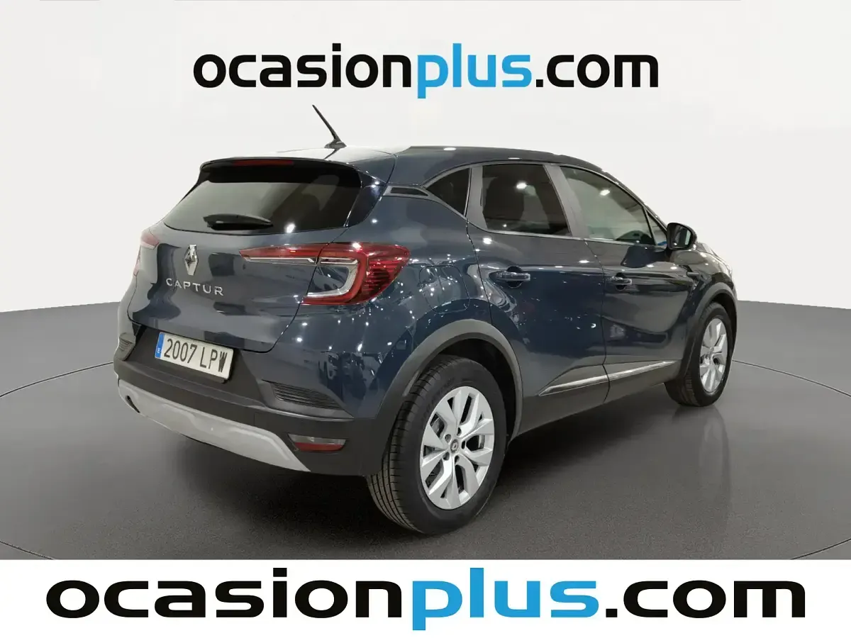 Usado Renault Captur Intens 90 CV (66 kW) 2021 Azul SUV