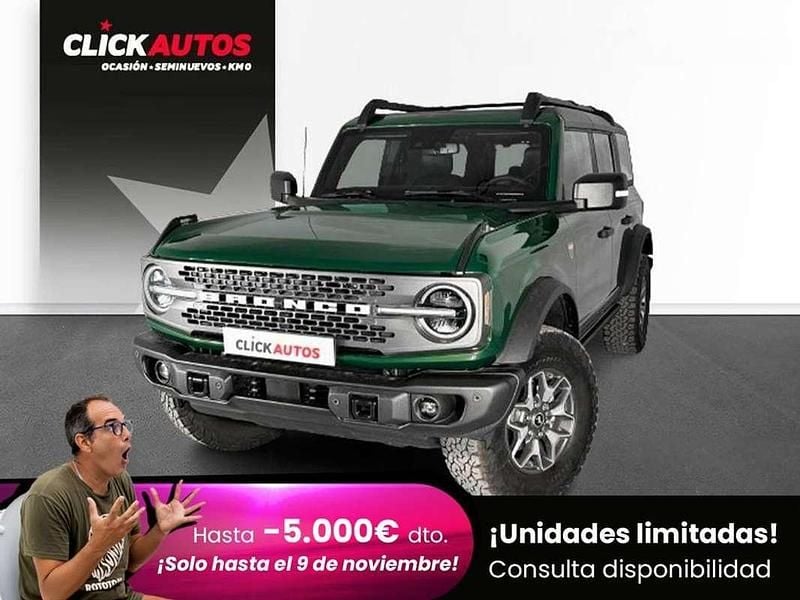 Verde Usado 2024 Ford Bronco SUV | 75.700 € (Precio justo) - Imagen 1/4