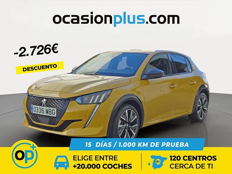 Amarillo Usado 2022 Peugeot 208 GT Utilitario | 16.790 € (Caro) - Imagen 1/4
