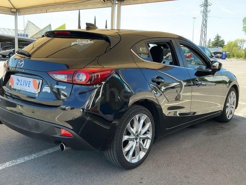 Usado Mazda 3 Luxury 150 CV (110 kW) 2014 Negro Berlina