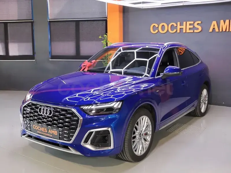 Usado Audi Q5 Sportback S-Line 367 CV (269 kW) 2022 Azul SUV