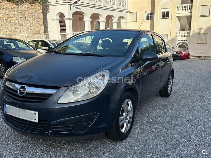 Azul Usado 2008 Opel Corsa Enjoy Berlina | 3200 € (Precio justo) - Imagen 1/4