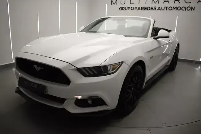 Usado Ford Mustang GT 418 CV (307 kW) 2017 Blanco Descapotable