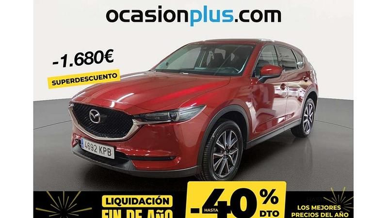 Rojo Usado 2018 Mazda CX-5 SUV | 16.810 € (Buen precio) - Imagen 1/4