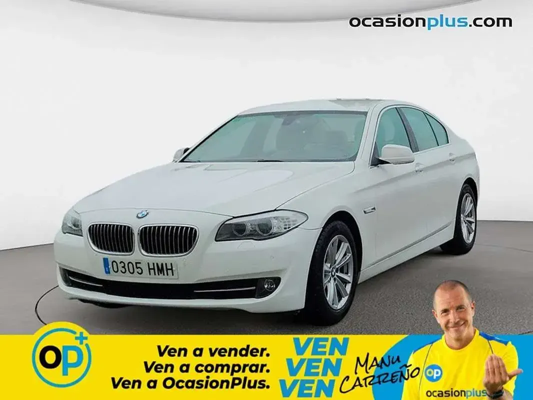 Usado BMW 528 245 CV (180 kW) 2012 Blanco Berlina