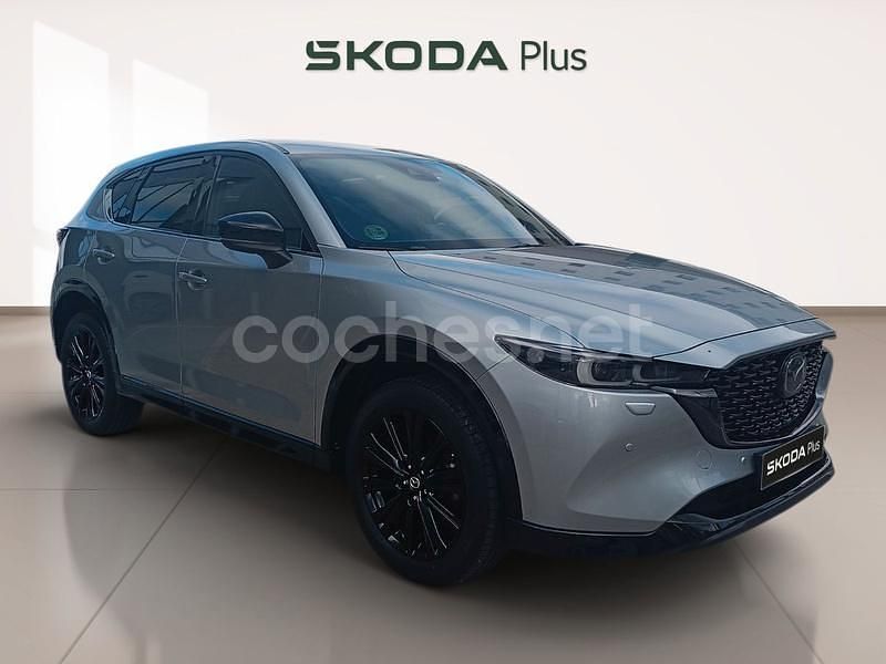 Gris / plata Usado 2022 Mazda CX-5 Homura-Line SUV | 24.990 € (Precio justo) - Imagen 1/4