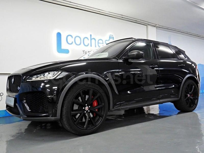 Usado Jaguar F-Pace SVR 551 CV (405 kW) 2019 Negro SUV