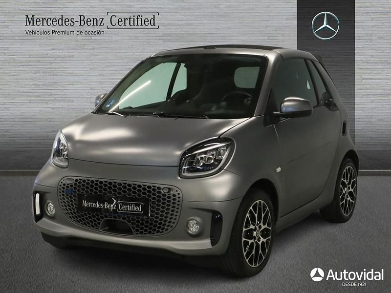 Gris Usado 2022 Smart ForTwo Electric Drive Descapotable | 17.200 € (Caro) - Imagen 1/4