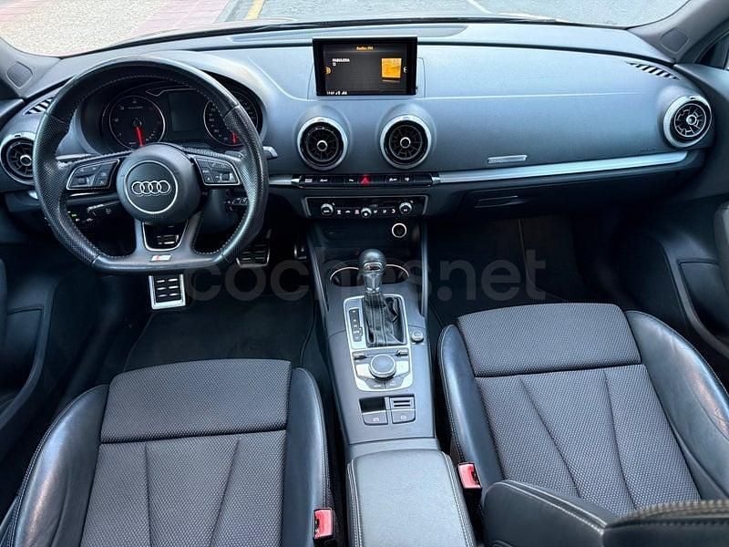 Usado Audi A3 S-Line 150 CV (110 kW) 2018 Negro Berlina