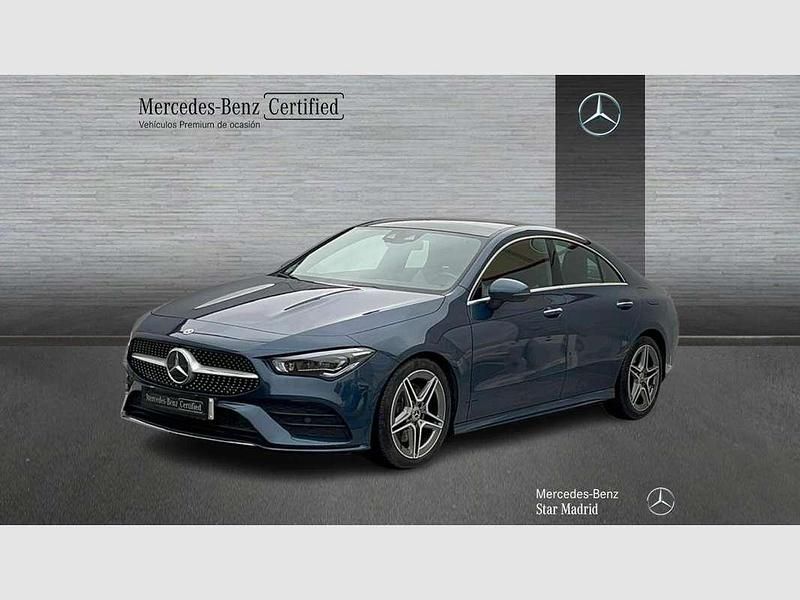 Azul Usado 2021 Mercedes CLA200 Berlina | 31.990 € - Imagen 1/4