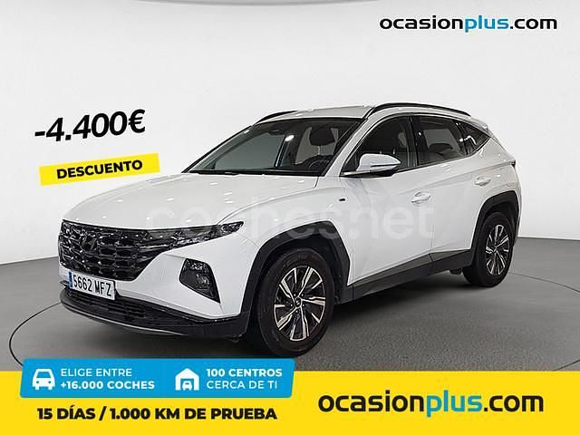 Blanco Usado 2023 Hyundai Tucson SUV | 26.950 € (Precio justo) - Imagen 1/4