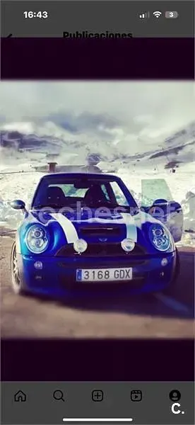 Usado Mini John Cooper Works 210 CV (154 kW) 2005 Azul Utilitario