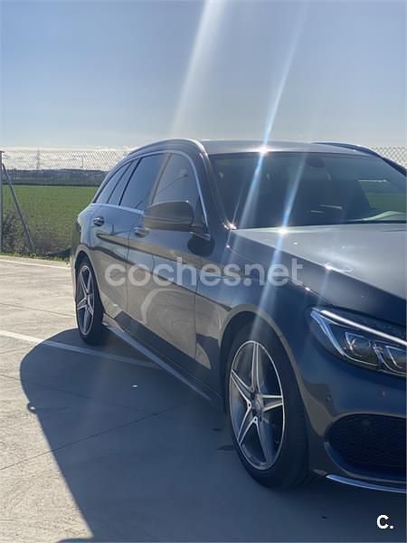 Usado Mercedes C220 Avantgarde 170 CV (125 kW) 2015 Gris / plata Familiar