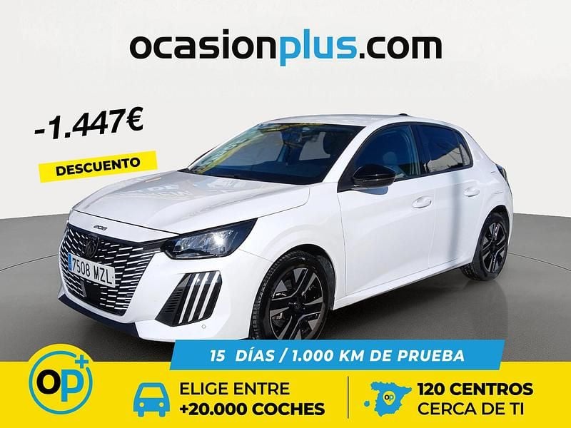 Usado Peugeot 208 Allure 100 CV (73 kW) 2025 Blanco Utilitario