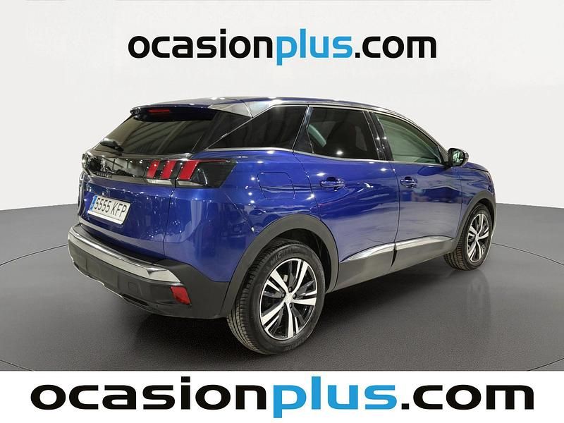 Usado Peugeot 3008 Allure 120 CV (88 kW) 2017 Azul SUV
