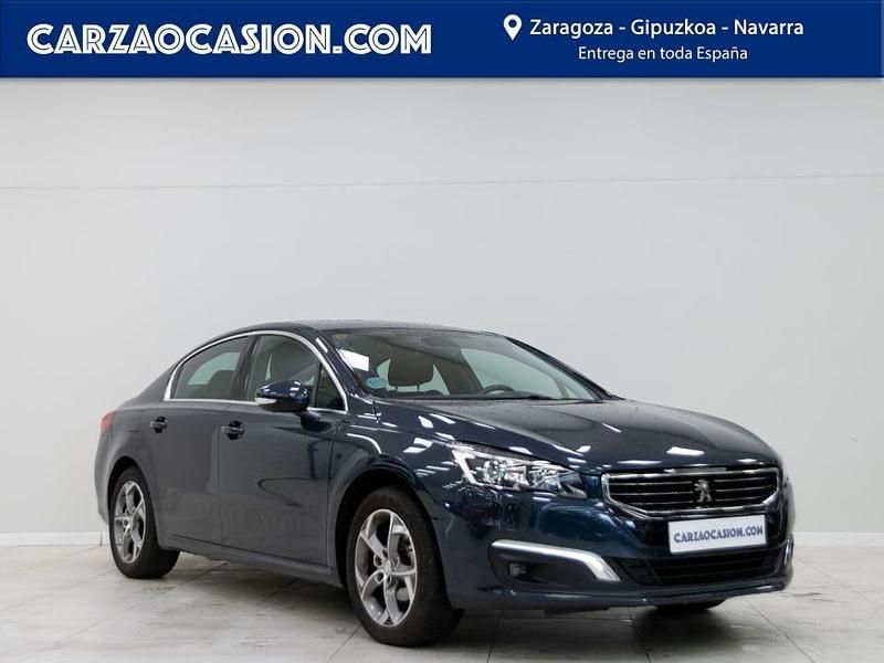 Usado Peugeot 508 Active 120 CV (88 kW) 2017 Azul Berlina