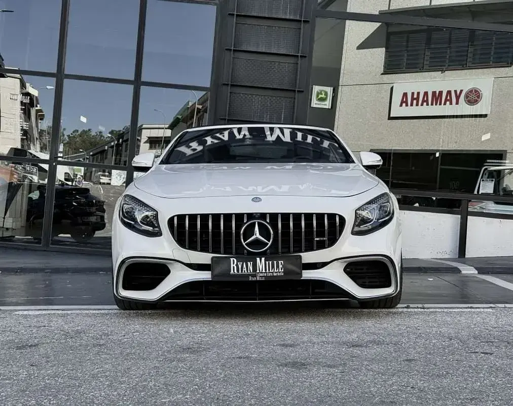 Usado Mercedes S63 AMG AMG 585 CV (430 kW) 2016 Blanco Descapotable