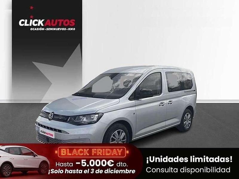 Plateado Usado 2024 VW Caddy Monovolumen | 22.900 € (Precio justo) - Imagen 1/4