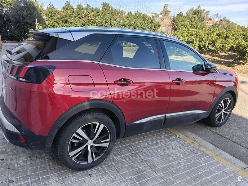 Usado Peugeot 3008 GT-line 130 CV (95 kW) 2018 Granate SUV