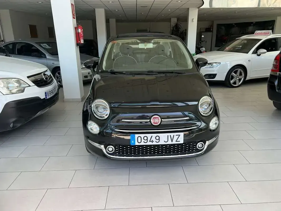 Usado Fiat 500C 69 CV (50 kW) 2016 Negro Descapotable