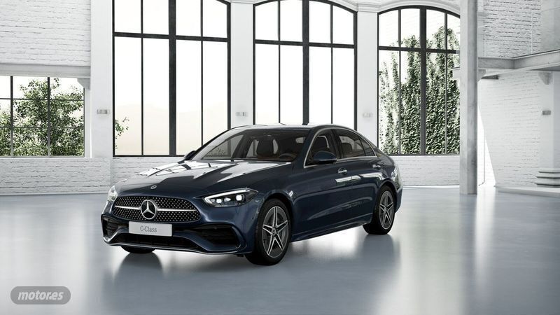 Azul Usado 2023 Mercedes C220 Berlina | 43.500 € (Precio justo) - Imagen 1/4