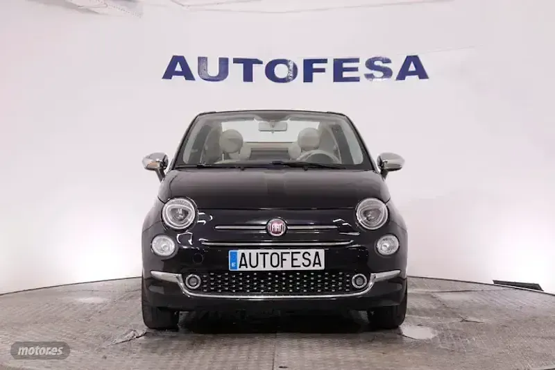 Usado Fiat 500C Lounge 69 CV (50 kW) 2018 Negro Descapotable