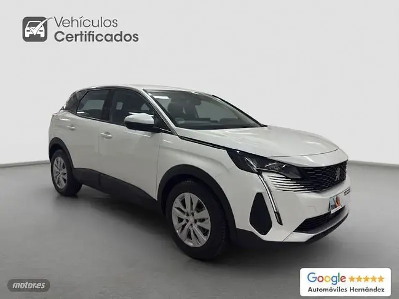Usado Peugeot 3008 Active 130 CV (95 kW) 2021 Blanco SUV