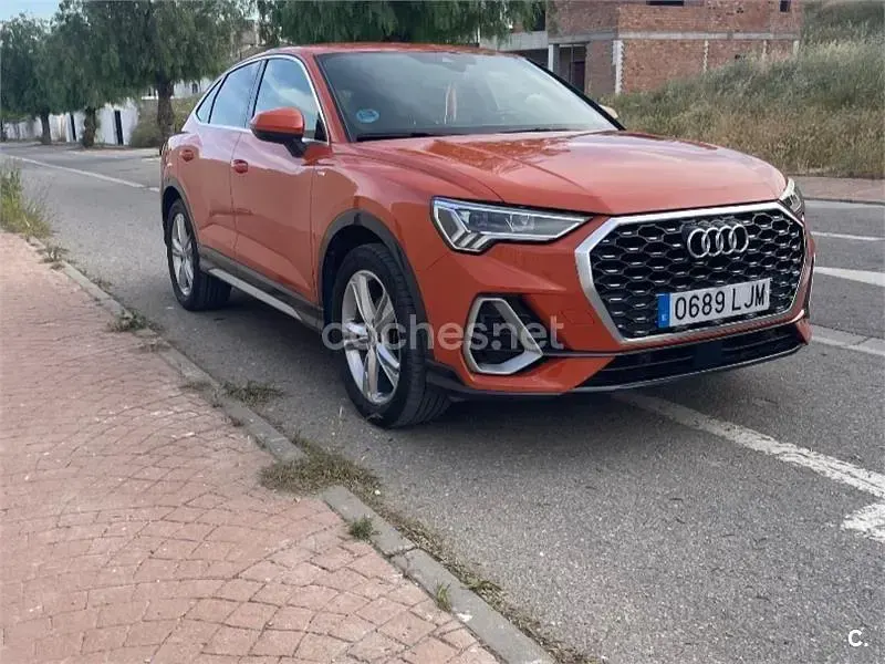 Usado Audi Q3 Sportback S-Line 150 CV (110 kW) 2020 Naranja SUV