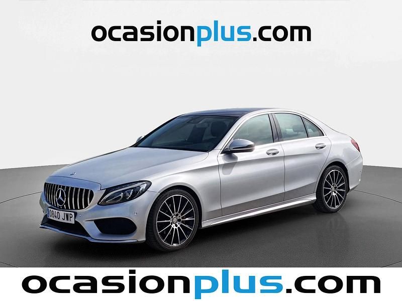 Usado Mercedes C220 AMG 170 CV (125 kW) 2017 Gris plata Berlina
