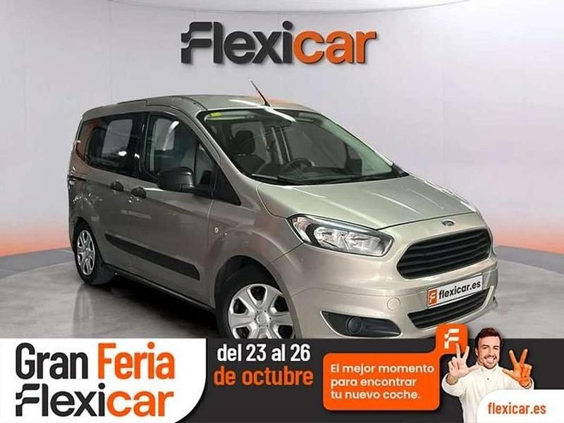 Gris Usado 2015 Ford Tourneo Courier Ambiente Monovolumen | 11.990 € (Caro) - Imagen 1/4