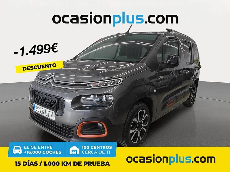 Gris / plata Usado 2020 Citroën Berlingo Shine Monovolumen | 16.490 € (Precio justo) - Imagen 1/4